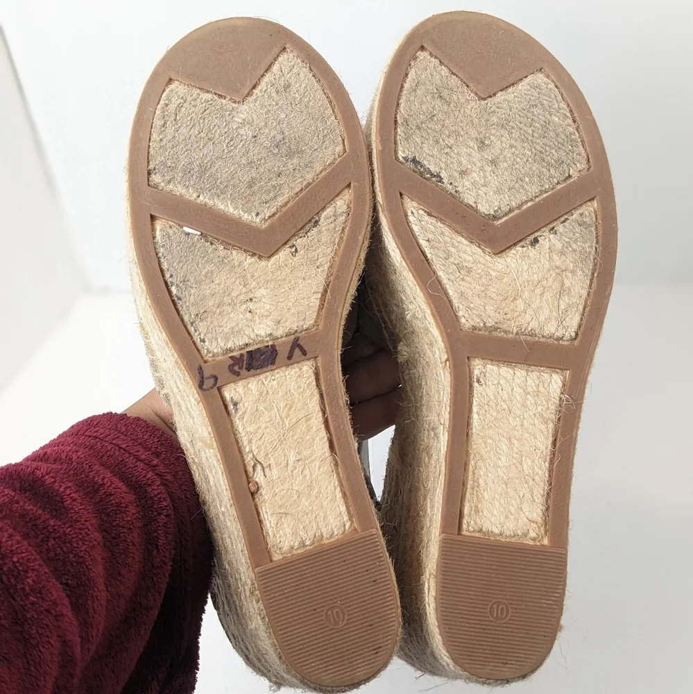 Marc Fisher Suede Espidrille Wedges - Picture 12 of 16